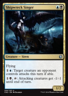 Shipwreck Singer Light Play, English Magic the Gathering MTG Conspiracy 2