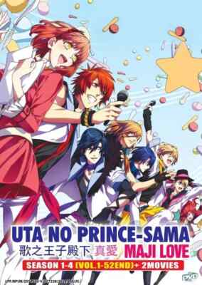 UTA NO PRINCE-SAMA MAJI LOVE SEA 1-4 Vol.1-52 End+2 MOVIES DVD with English subs