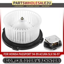 Front HVAC Blower Motor & Resistor Kit for Honda Passport Acura Isuzu Trooper