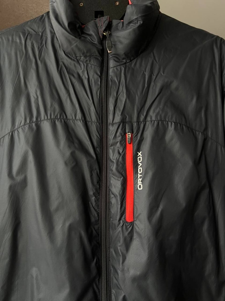 ORTOVOX MERINO INSIDE REVERSIBLE SWISSWOOL BLACK RED ZIP JACKET