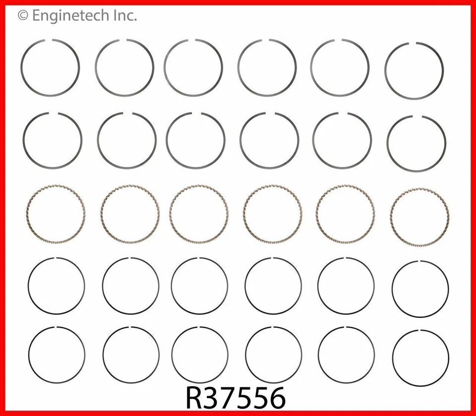 Enginetech Engine Remain/Re-Ring Kit for 71-80 AMC/Jeep 4.2L/258 OHV L6 | RMJ258 - Image 2 of 4