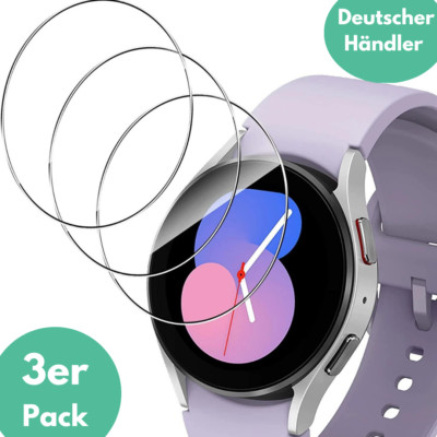 3X Hartglas für Samsung Galaxy Watch 5 40 mm Panzerfolie Schutzglas Display 9H  