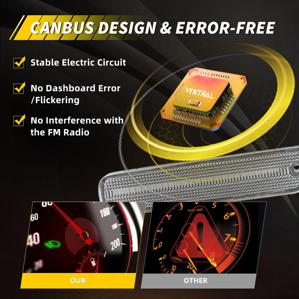 2X Clear Red LED Rear Side Marker Lights For 94-97 Honda Accord & 92-96 Prelude - Image 3 of 4