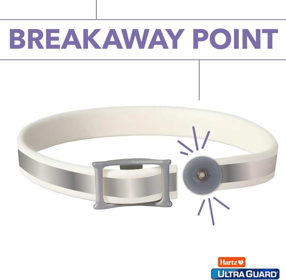 Hartz UltraGuard 跳蚤蜱保护项圈猫用,7 个月防御,水 — 第 4/4 张图片