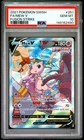 2021 POKEMON SWORD & SHIELD FUSION STRIKE #251 FULL ART/MEW V PSA 10