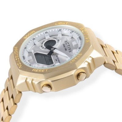 Activa Signal X Invicta Digital Unisex Watch - 45.5mm, Gold