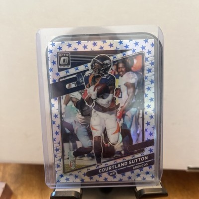 2021 Donruss Optic Football Cortland Sutton Star Emojis SSP