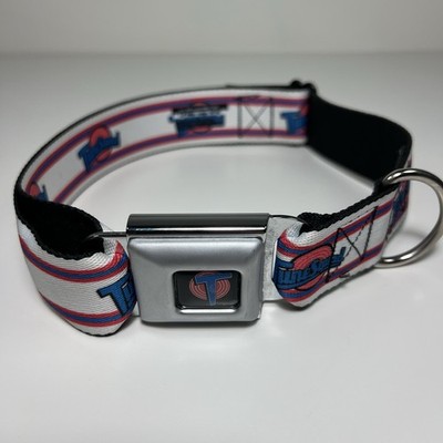 Buckle Down Space Jam Tune Squad 1.5  Wide Seatbelt Buckle Dog Collar L 18 -32 