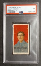 1909-11 T206 - Jimmy Collins - HOF - POLAR BEAR - PSA 1 PR