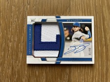 Bo Bichette 2020 National Treasures Rookie Auto Patch RPA #’d 81/99 Silver