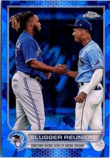 2022 Topps Chrome Sapphire Edition #329 Slugger Reunion
