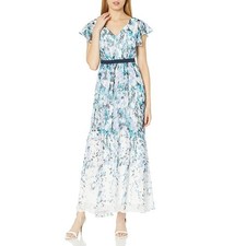 New Anthropologie Adrianna Papell Floral Max
