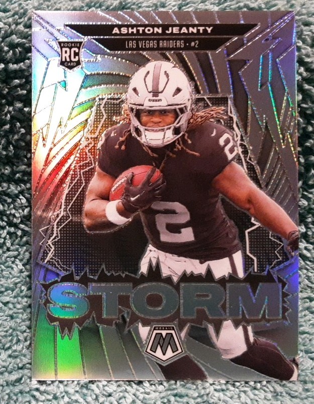 2025 Mosaic Football #4 Ashton Jeanty (RC) Storm Silver Prizm 🔥🔥🔥