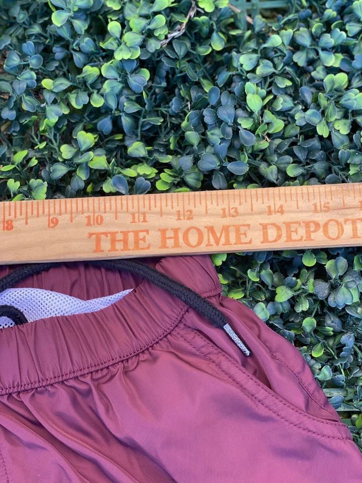 Seobean 男式游泳短裤大号红色勃艮第色 — 第 4/4 张图片