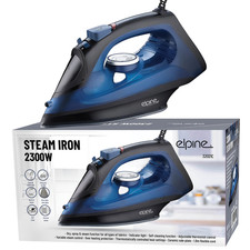 Elpine 2300W Steam Iron Ceramic Soleplate Spray Burst Vertical Self Clean