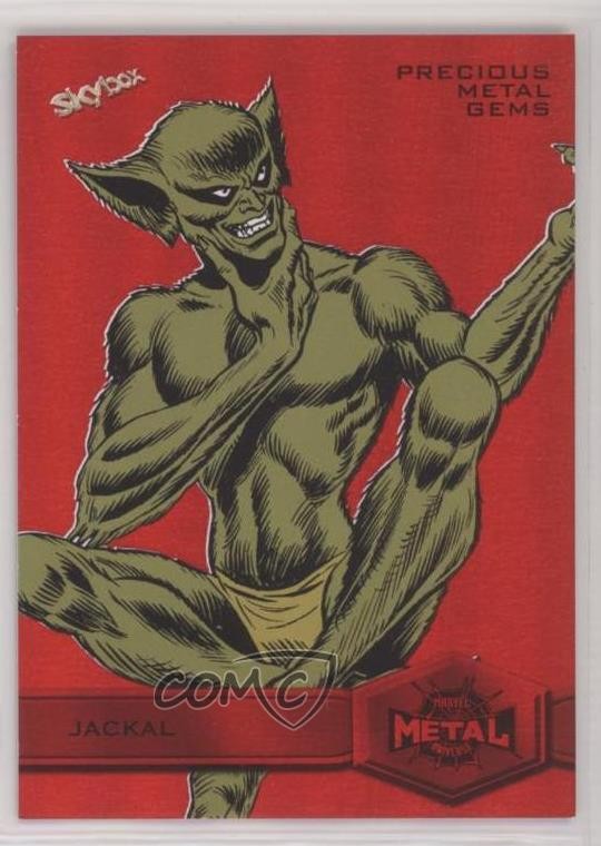 2022 Marvel Metal Universe Spider-Man High Series PMG Red 42/100 Jackal #167 3d2