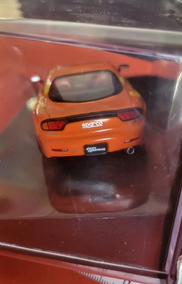 MAZDA RX-7 SCALA 1/43 FAST&FURIOUS Sigillata Con Fascicolo  - Immagine 3 di 3