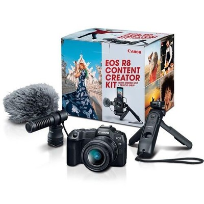 Content Creator Kit Canon 5803C037 EOS R8 Mirrorless Camera Content Creator Kit