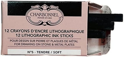 Charbonnel Professional Litho Crayons No5 Soft, Set of 12