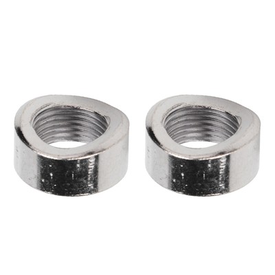 ༝2PCS Oxygen Sensor Curve Notched Nut Bung M18 X 1.5 Threads Iron