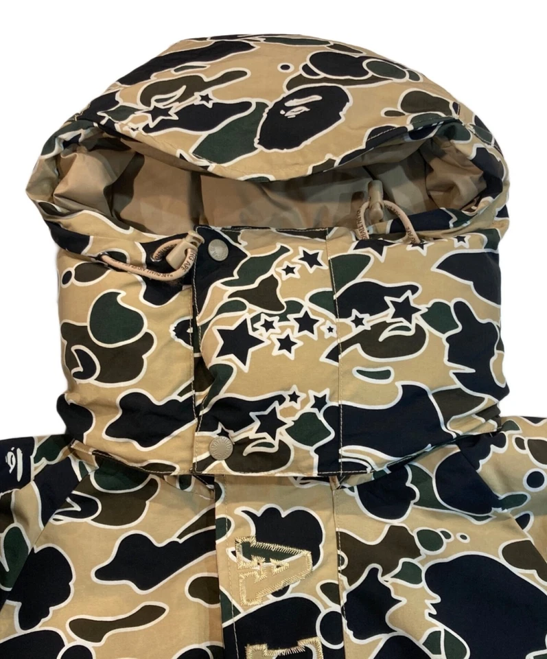 Bape OG Psyche Sta Camo Goose Down Snowboard  Jacket VTG Nigo Era Size L - Image 4 of 4