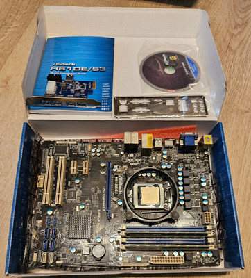 ASRock H61DE/S3 ATX Mainboard, So. 1155, Intel Xeon E3-1230V2, 16GB DDR3