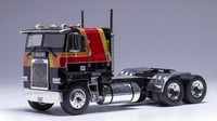 Freightliner Fla 1993 Schwarz / Orange Lkw Truck 1:43 Modell Ixo Model