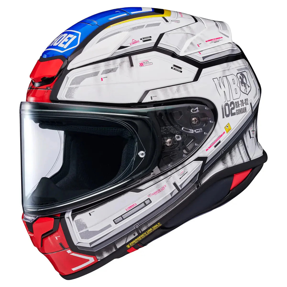 Shoei RF-1400 (NXR2) RX-78-02 Gundam TC10 White (ECE Version) | eBay
