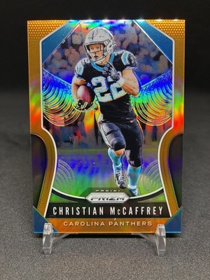 CHRISTIAN MCCAFFREY 2019 PANINI PRIZM ORANGE #179 /249 PANTHERS FOOTBALL