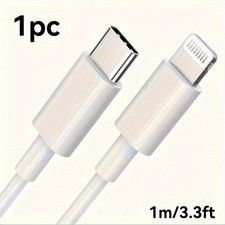 20W PD USB Type C Cable 3.3FT Fast Charge Cord For iPhone 14 13 12 11 Pro Max X
