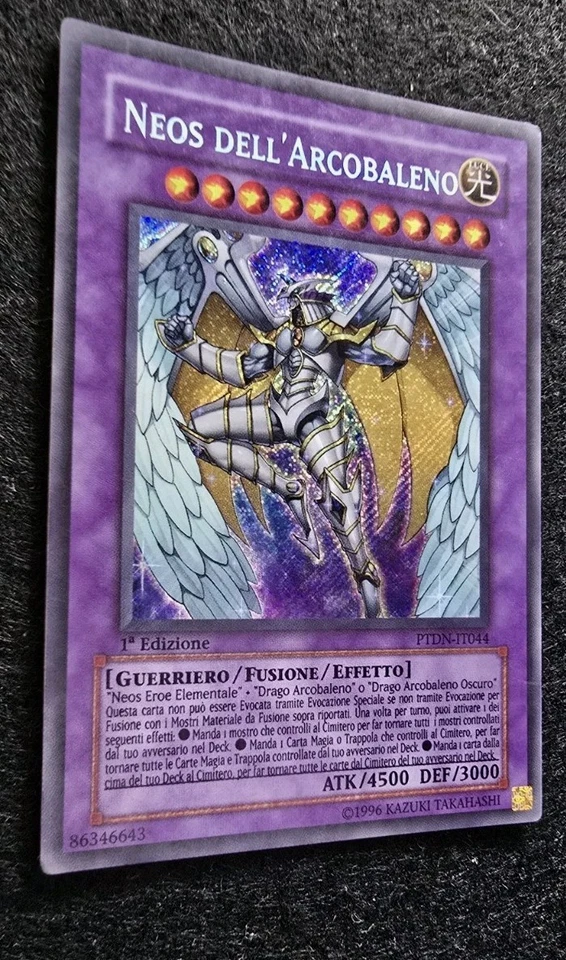 Yugioh! Neos Dell'Arcobaleno Rara Segreta Prima Edizione Oscurità Fantasma 2008 - Immagine 2 di 4