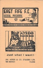 East Fife v  Dundee   April 1954