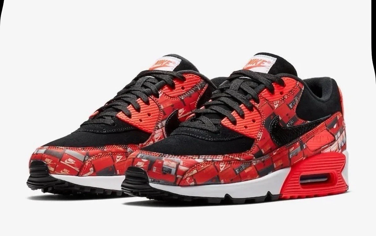 ナイキ エアマックス90 アトモス ウィー ラブ ナイキ ブライト クリムゾン ナイキ エアマックス90 アトモス ウィー ラブ ナイキ ブライト