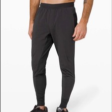 Lululemon Men M Hybrid Jogger Surge Black Training Run Outdoor WR Gym M5736S