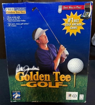 RARE - Peter Jacobsen's Golden Tee Golf for Windows (1998) PC Big Box Game