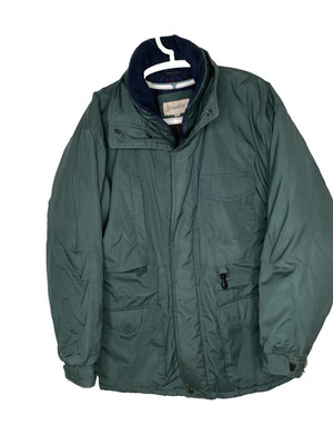 Vintage Lt 90s Y2K St Johns Bay Sz XL Chore Utility Jacket -quilted Lnd No Hood