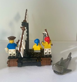 Lego 6257 Castaways Raft Vintage 100% Complete w/Instruction Manual 