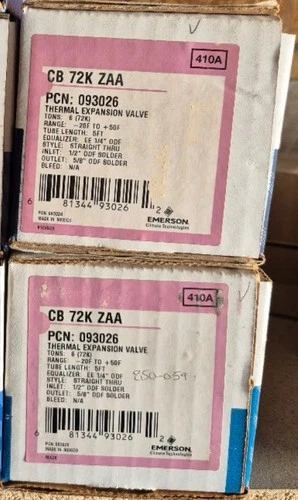 Emerson CB-72K-ZAA thermal expansion valve