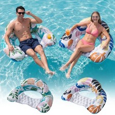 2 Pack Pool Floats Adult Oksuwater Pool Floaties Two Cup Inflatable Pool Floats