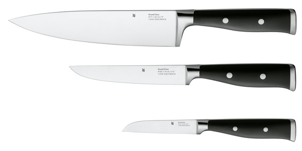 Wmf Grand Class Messerset Set 3 Tlg Kochmesser GemüSemesser Zubereitungs Messer-image