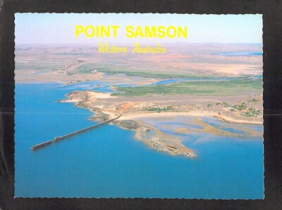 C6505 Australia WA Point Samson Aerial View MDS postcard