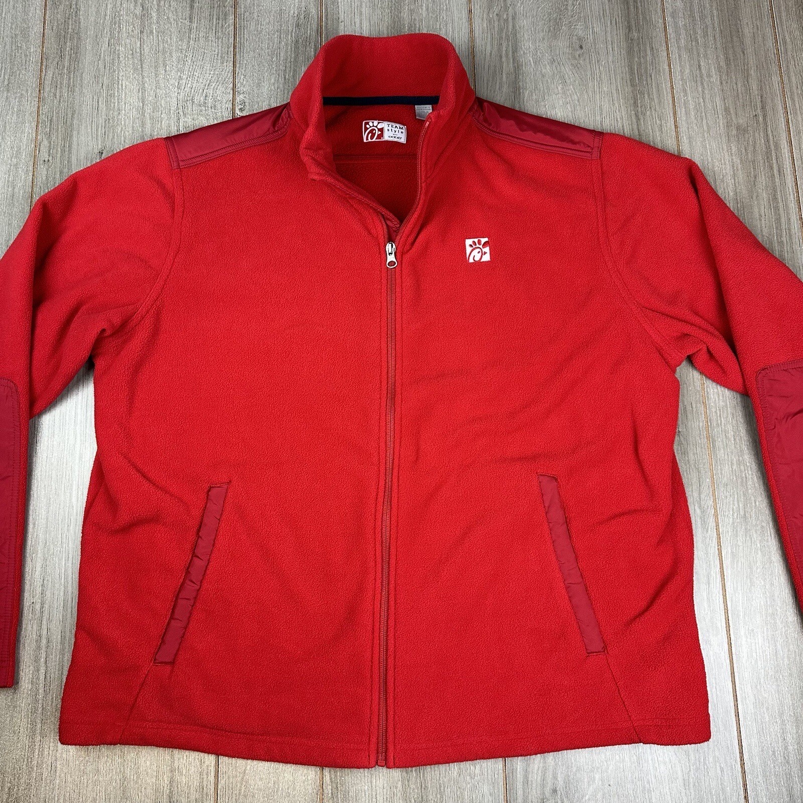 ChickFilA Employee Uniform Fleece Jacket XL Team st… Gem