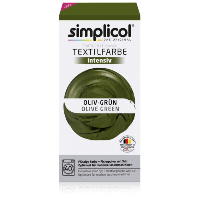 Simplicol Textilfarbe Intensiv Oliv-Grün - Einfaches Färben (1Er Pack)