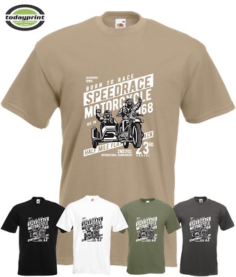 T Shirt Speedrace Motorcycle, Cafe Racer, Gespann, Biker, Old School, Scrampler