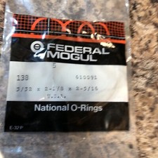 Federal-Mogul 138 O-Ring. 2-1/8" ID x 2-5/16" OD x 3/32" Thick. x5 F S