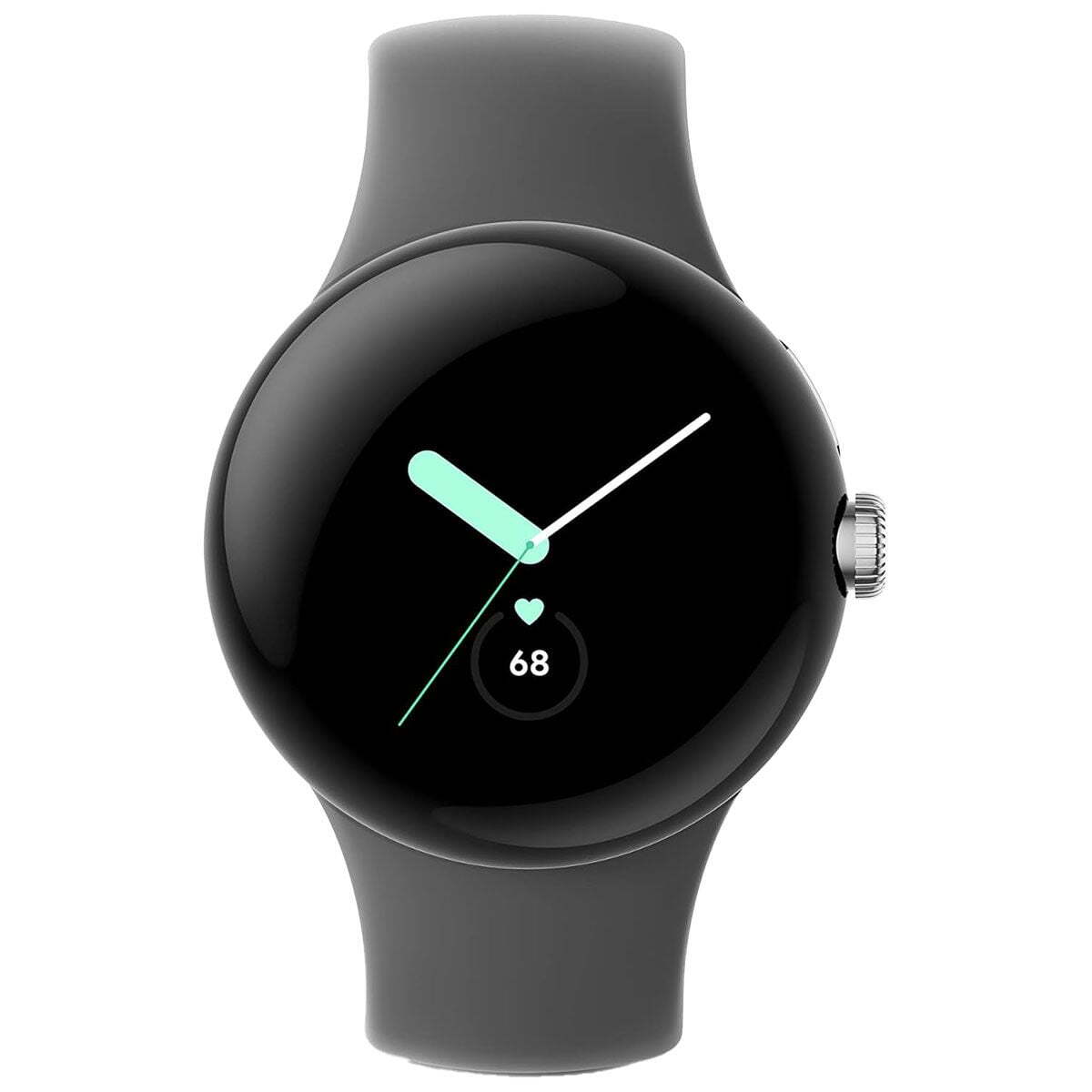 Google Pixel Watch (1st Gen) GWT9R (LTE + Wi-Fi). Silver Case with