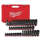 Milwaukee SHOCKWAVE SAE/Metric Impact Socket Set 3/8" Drive 6-Point (43-Piece)