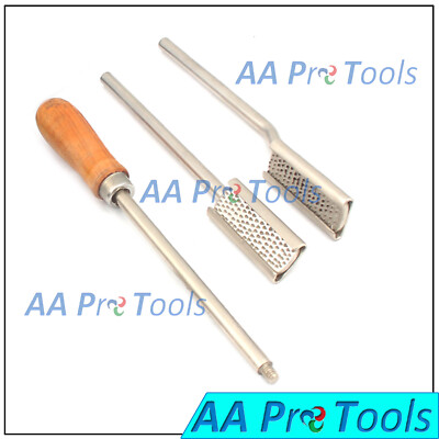 Dental Float Rasp Set For Horses - Adjustable Straight & Angled Double-Sided Veterinary Tools