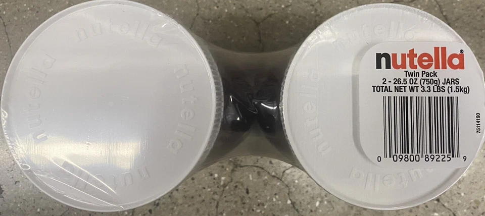 5x Nutella Hazelnut Spread With Cocoa Twin Packs 26.5 oz - 10 JARS - Image 4 of 4