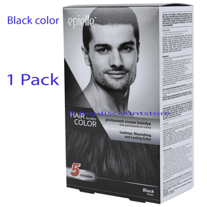 Details About 1x Black Hair Color For Men Epielle Permanent Hair Dye In 5 Minutes New Look